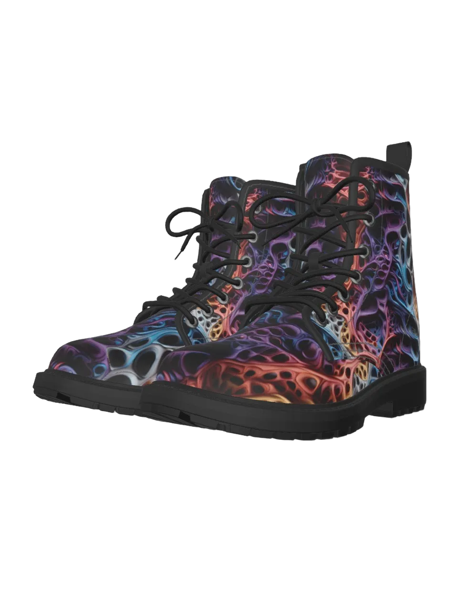 Rainbow Core Combat Boots